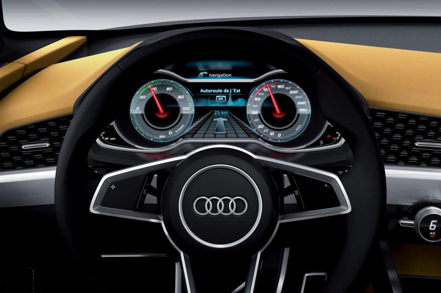 Панель приборов Audi Crosslane Coupe Concept 2012 года  (фото 11 из 47)